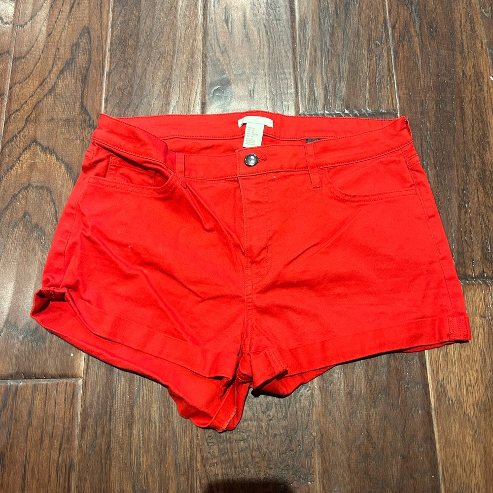H&M Red Shorts size 10
